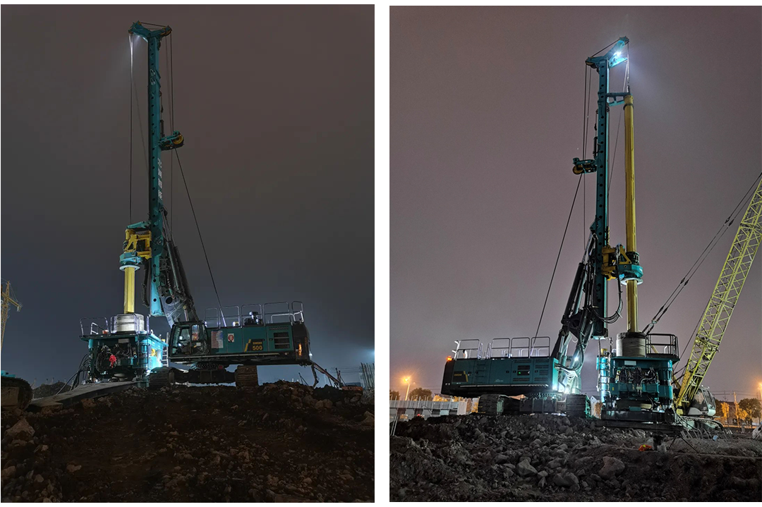 利器出击！Z6官网智能SWRC260全回转全套管钻机成功实现首钻