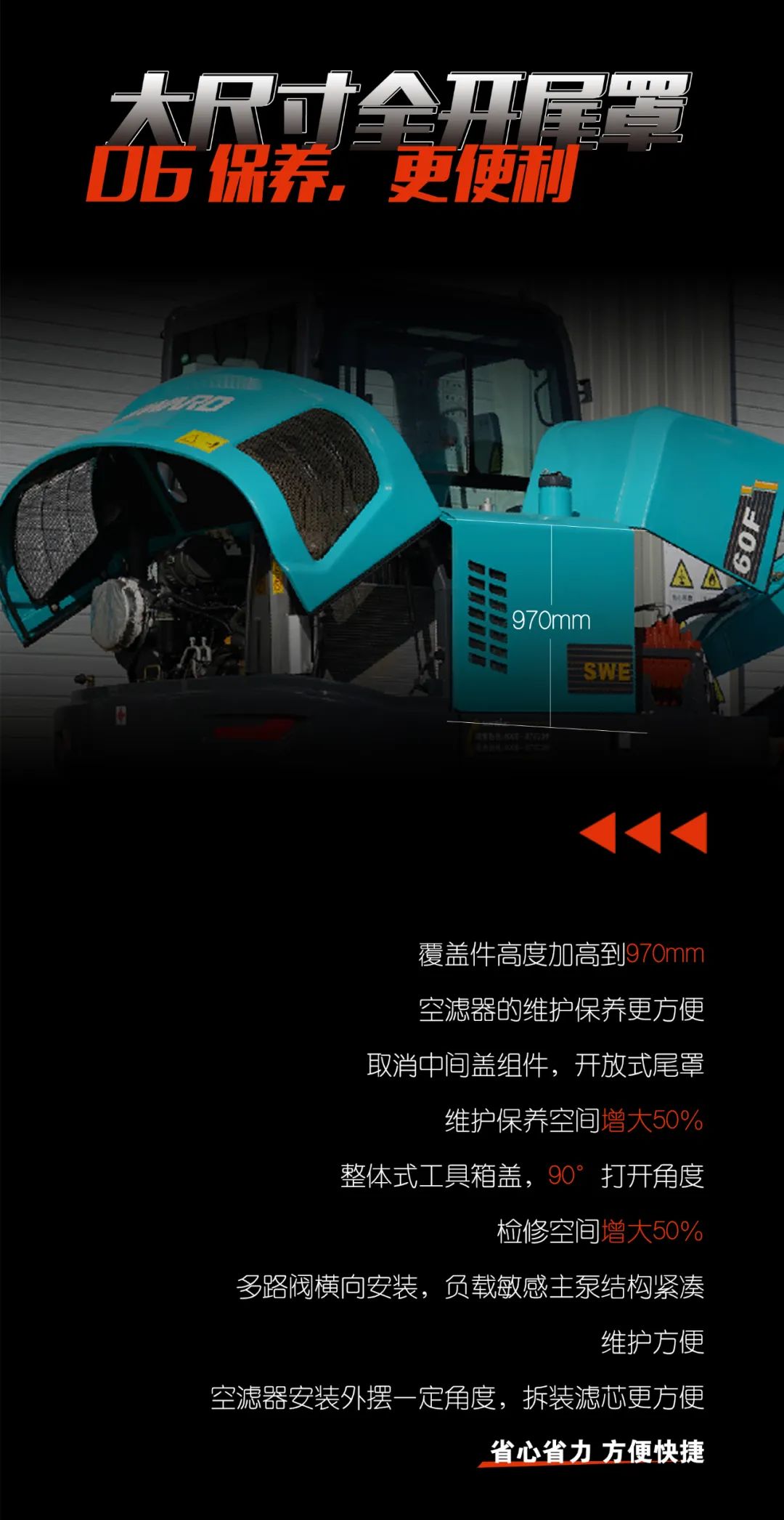 一图读懂 | 献礼七一 · Z6官网智能SWE60F挖掘机低碳来袭