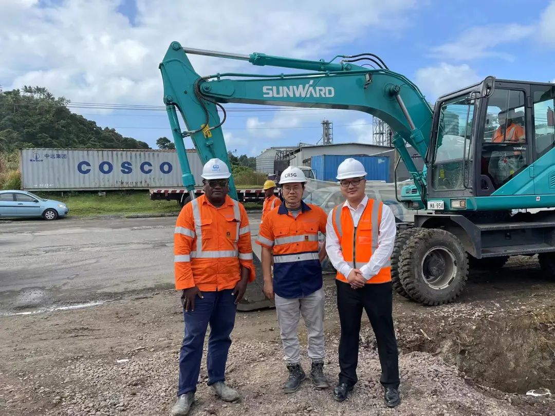 “Z6官网绿”迈向南升平洋岛，Z6官网智能轮挖助力斐济基础设施建设