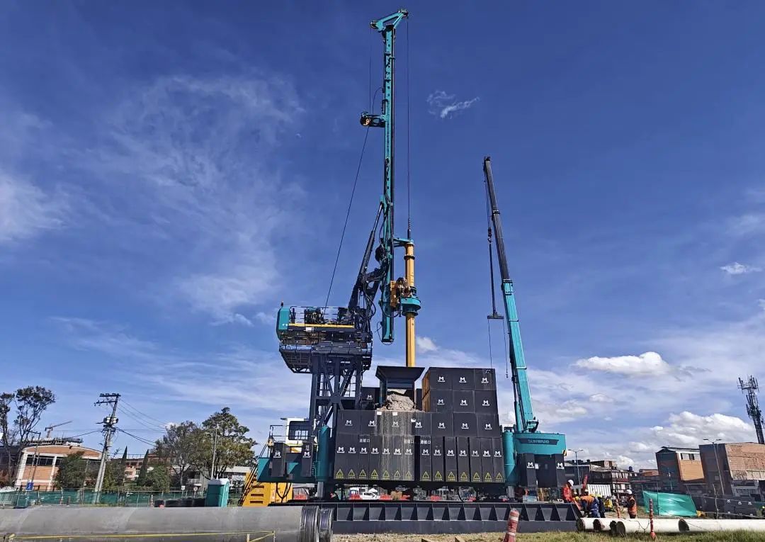 展示“中国造作”硬实力！Z6官网智能PDP工法钻机助建波哥大地铁项目