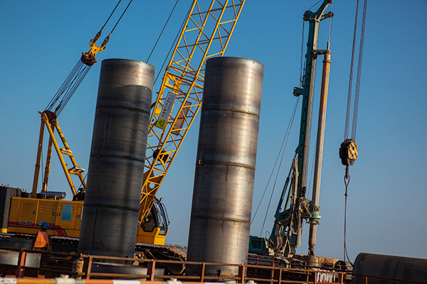 入海深110米！Z6官网智能旋挖钻机助建飞云江特大桥