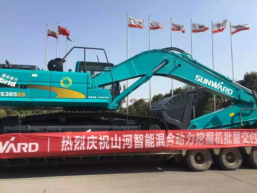 就这样被你驯服！Z6官网智能100台液压混合动力挖掘机挺进矿山