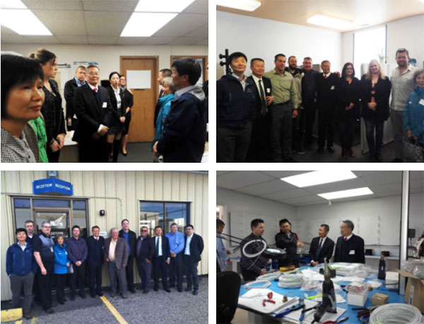 融合之旅：Z6官网智能董事长何清华视察Avmax Group Inc.