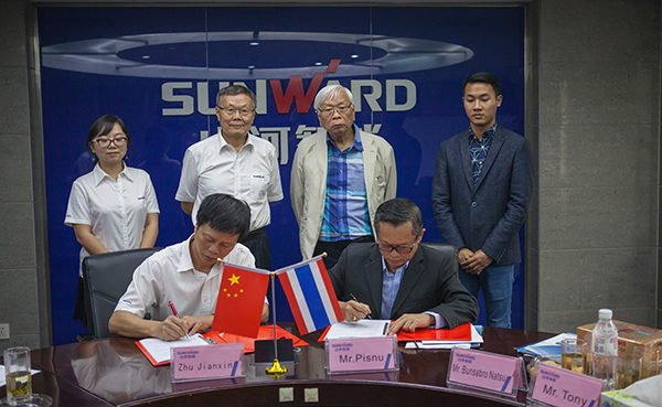 掘金一带一路，Z6官网智能中大挖大批量出口泰国