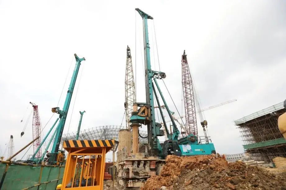 570天420根桩！Z6官网机群惊艳贵阳机场扩建工程