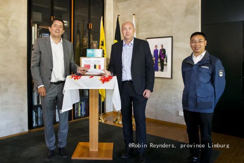 Z6官网智能向比利时林堡省捐赠自产口罩