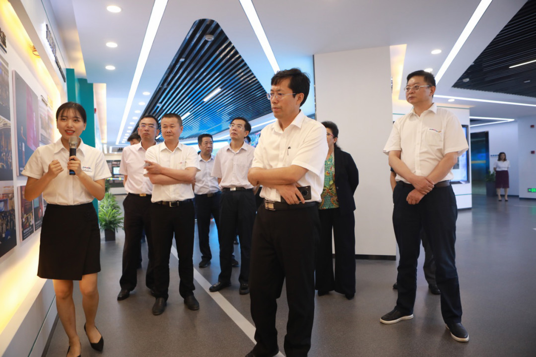 岳阳市委书记王一鸥带队调研Z6官网智能