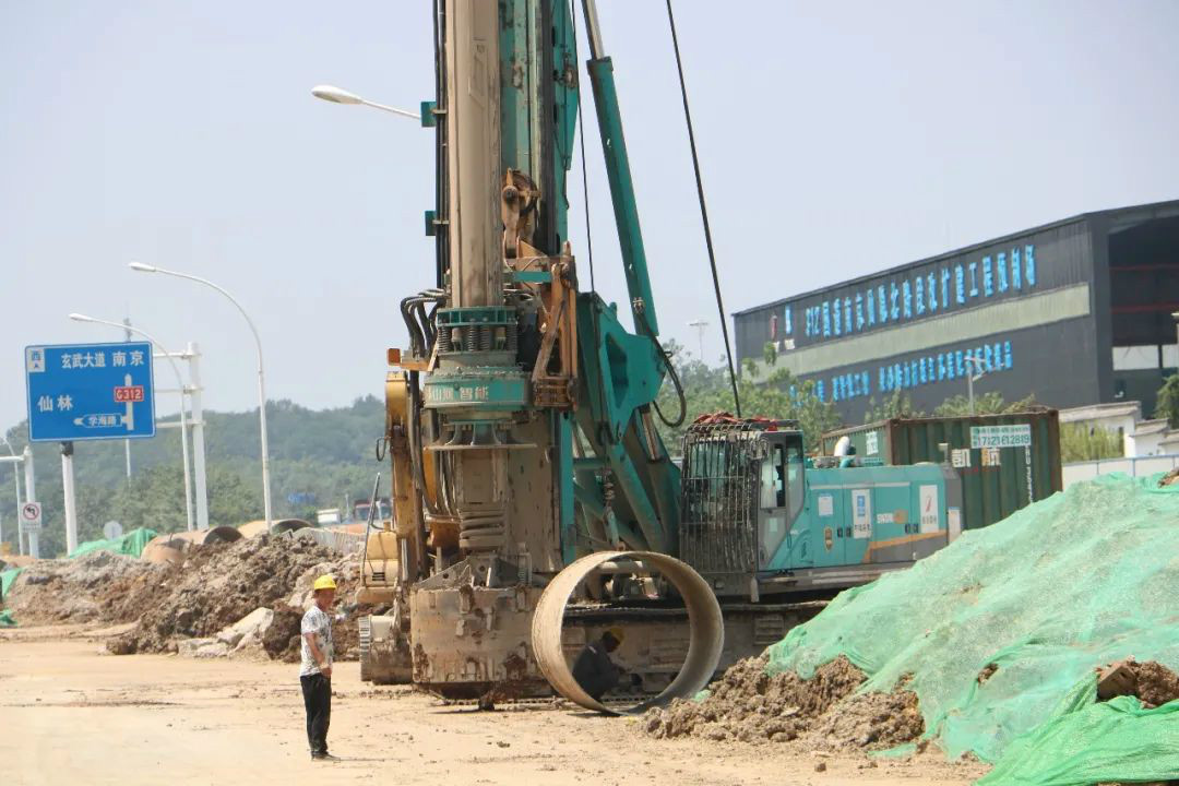 强悍阐发赢青睐！Z6官网智能360H旋挖钻助力南京312国路改扩建