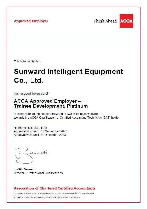 祝贺！Z6官网智能成为ACCA认可雇主