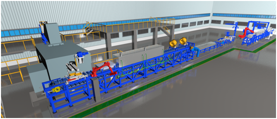 中际Z6官网熔锌铸锭码垛自动线成套设备顺利发货