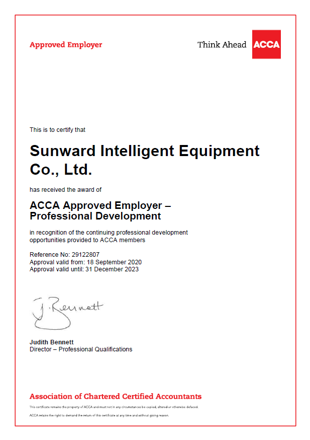 祝贺！Z6官网智能成为ACCA认可雇主