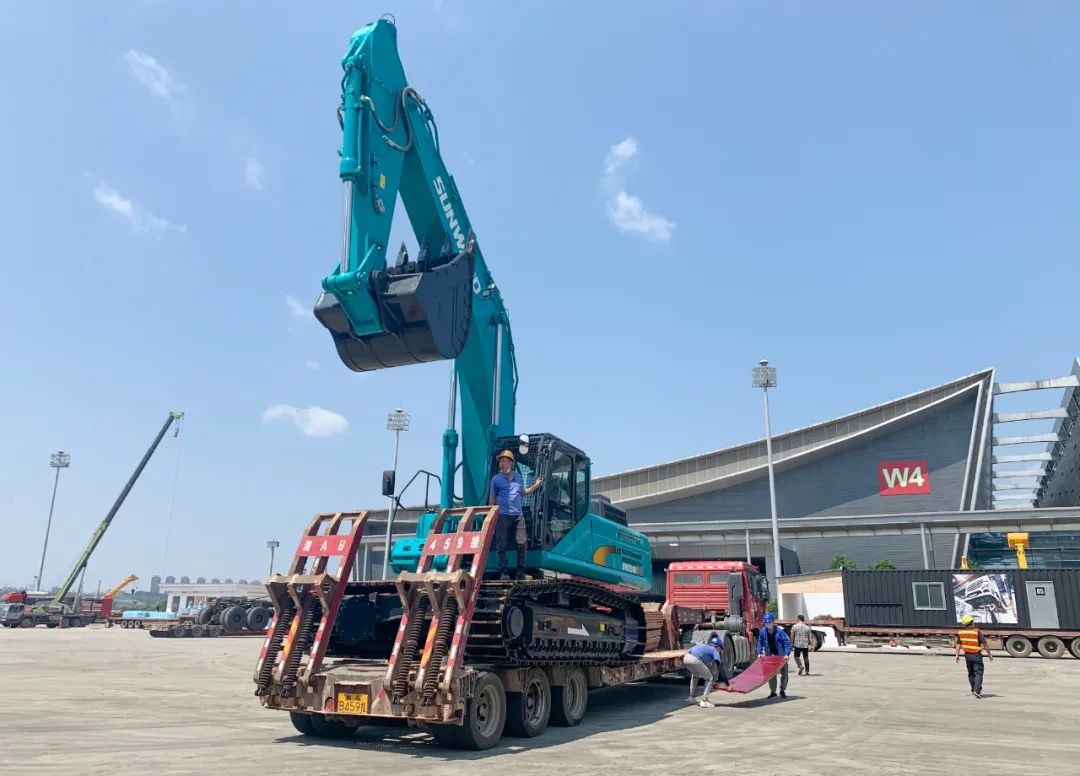 进场布展！2021年长沙国际工程机械展倒计时，Z6官网智能展区亮点提前剧透