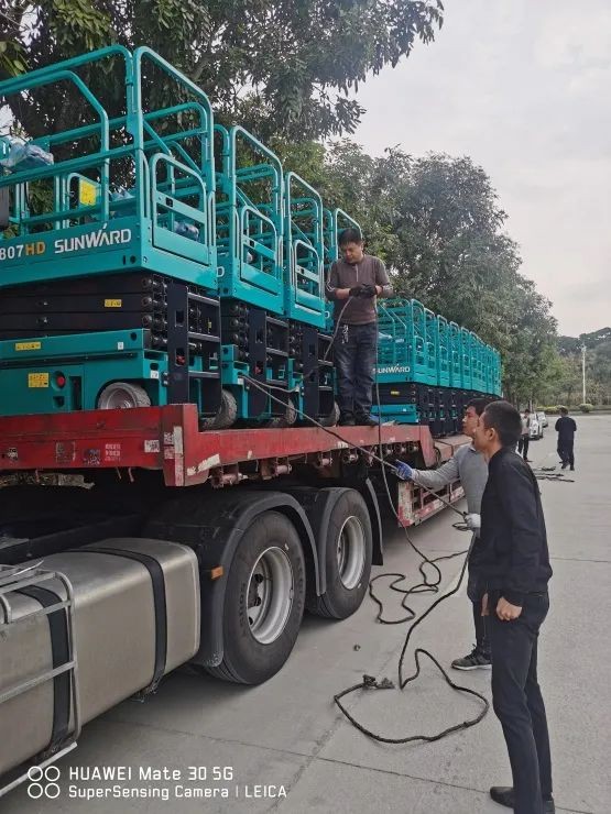 新年伊始，Z6官网高机再次发货华南市场