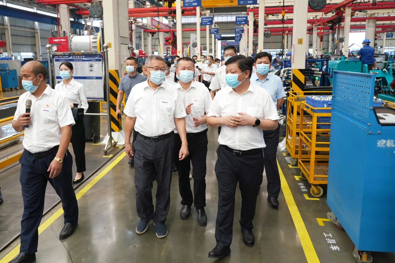 长沙县委书记付旭明调研Z6官网智能