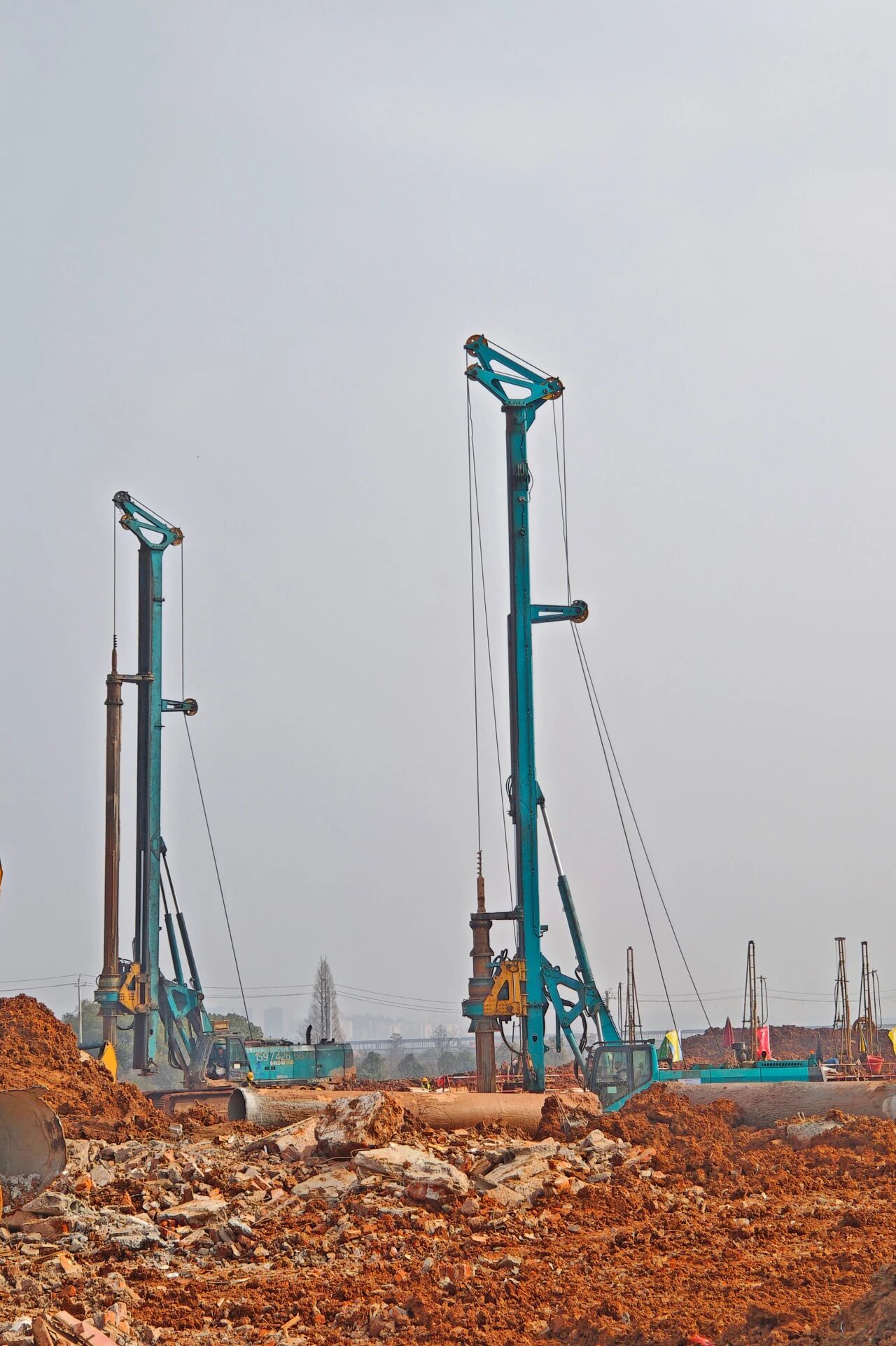 刷新“进度条”、构筑新地标！Z6官网智能旋挖集群助力长沙奥体中心建设